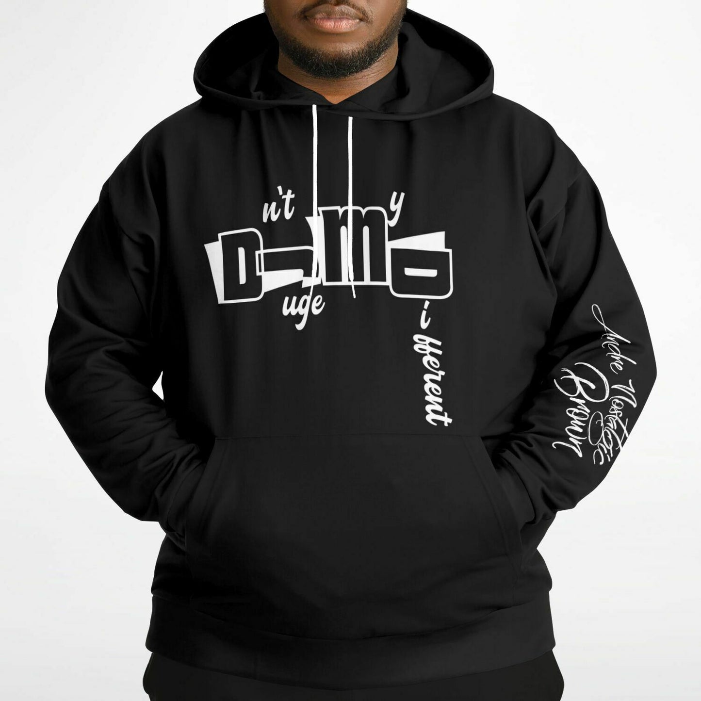 Dn't Juge My Different Fashion Plus-size Hoodie - AOP