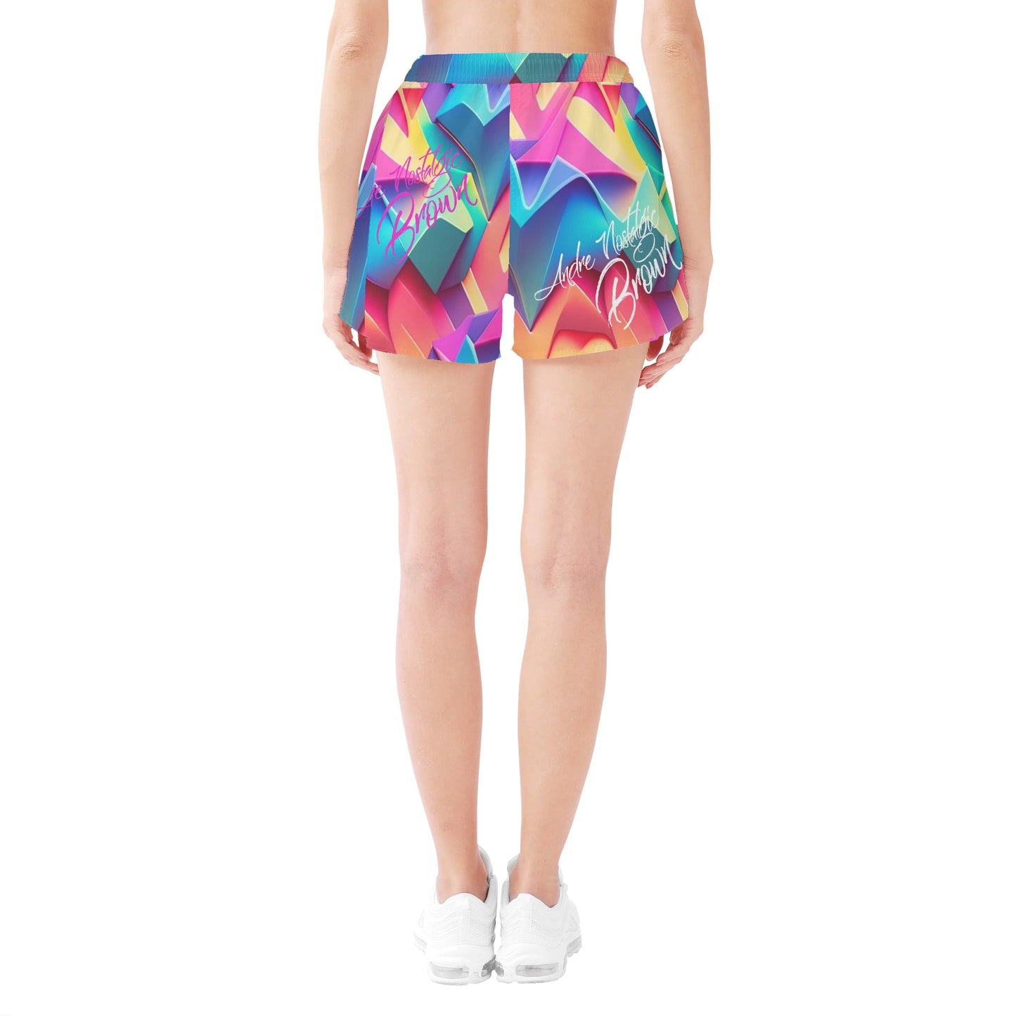 Black Insect Famili Women's All Over Print Casual Shorts