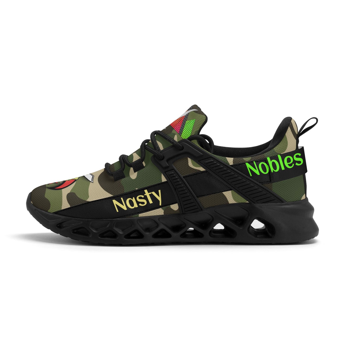 Nasty Noble Camo Mens New Elastic Sport Sneakers