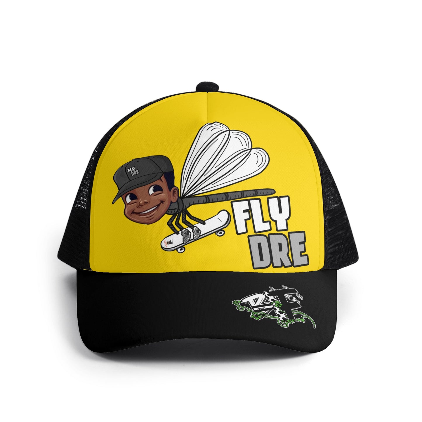 Fly Dre Kids Front Printing Mesh Baseball Caps