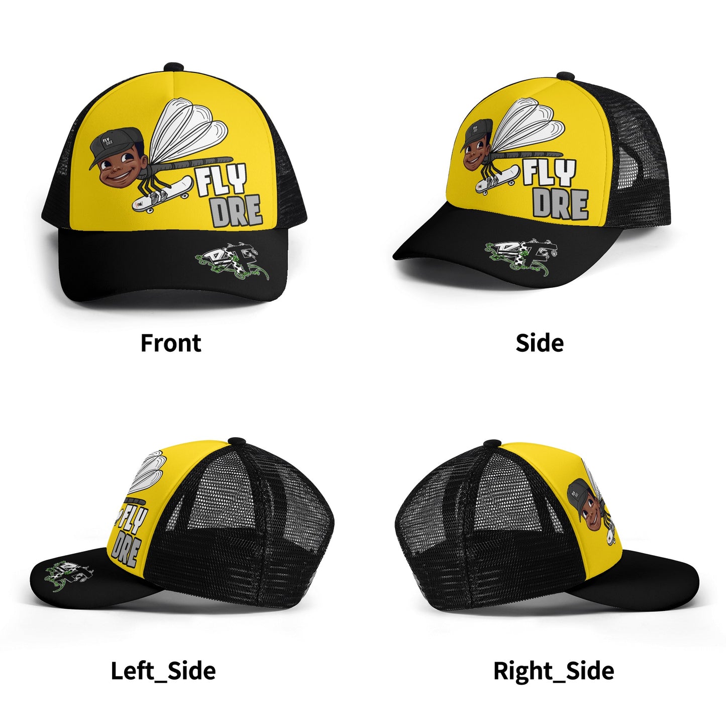 Fly Dre Kids Front Printing Mesh Baseball Caps