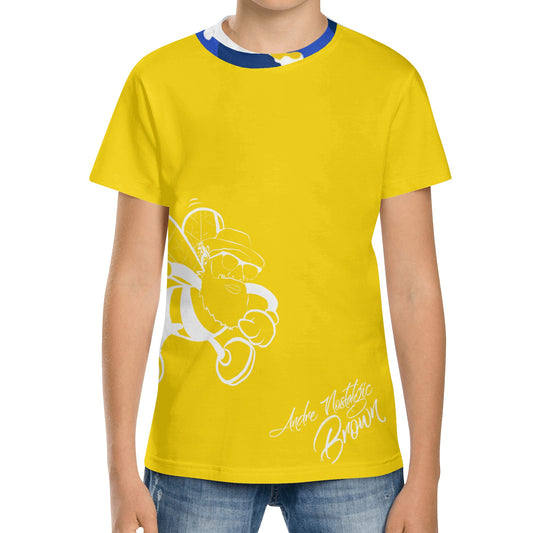 Blk Insct Famili Kids All Over Print Short Sleeve T-Shirt