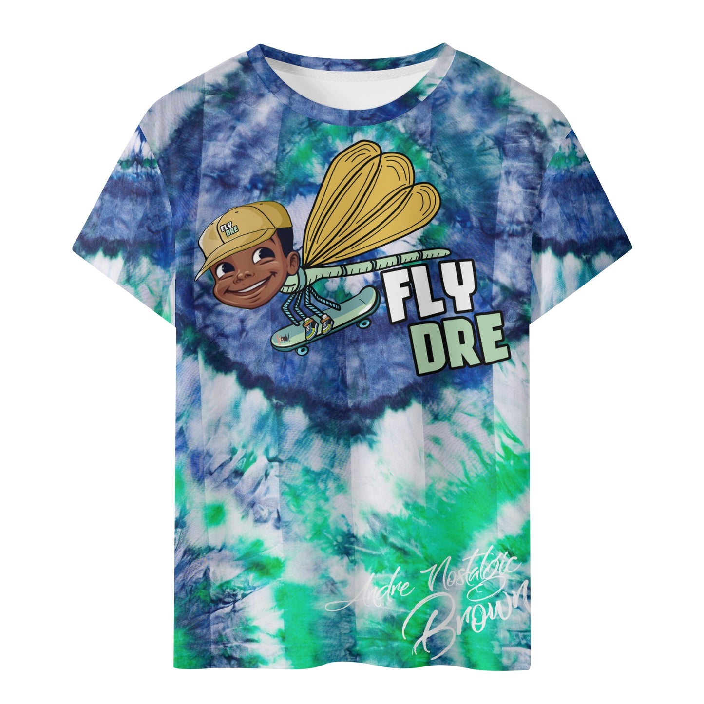 Fly Dre Kids All Over Print Short Sleeve T-Shirt