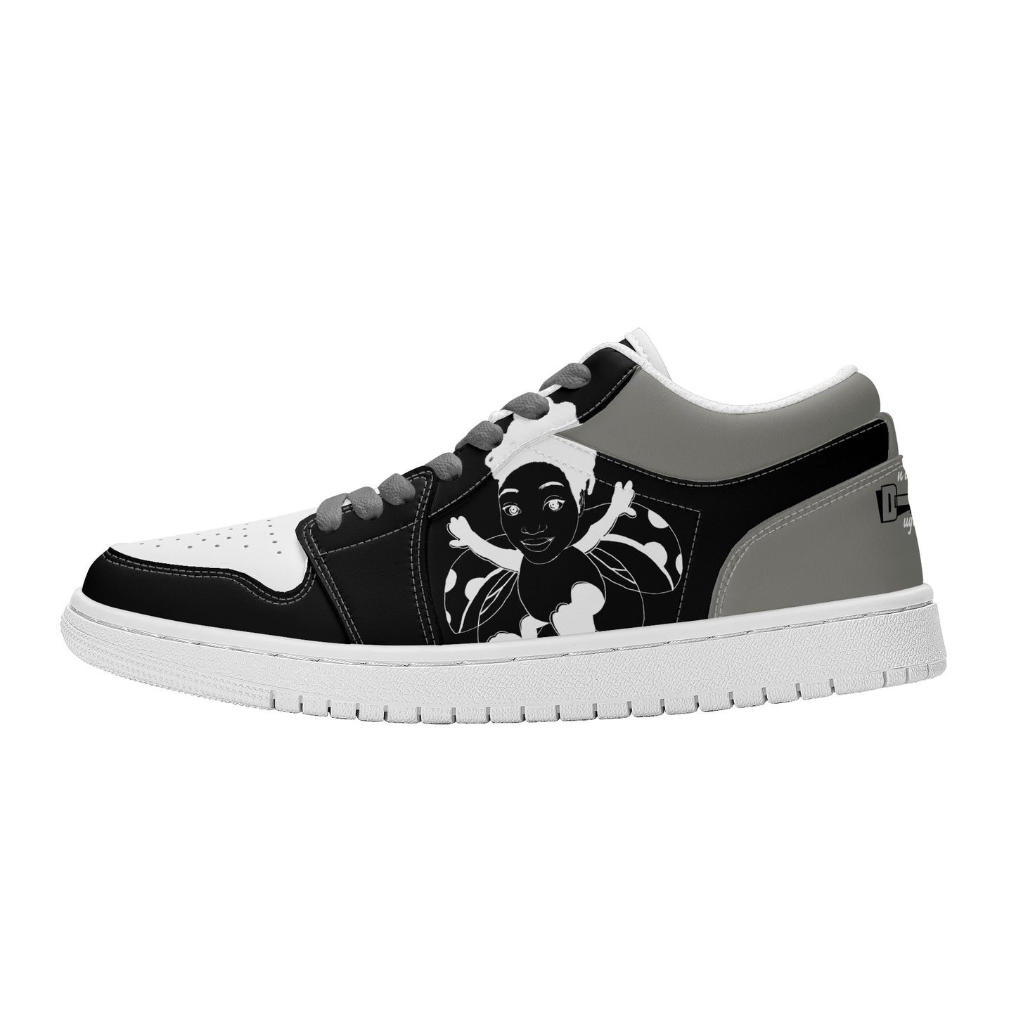 Dnt Juge My Different Womens White Low Top Skateboard Sneakers
