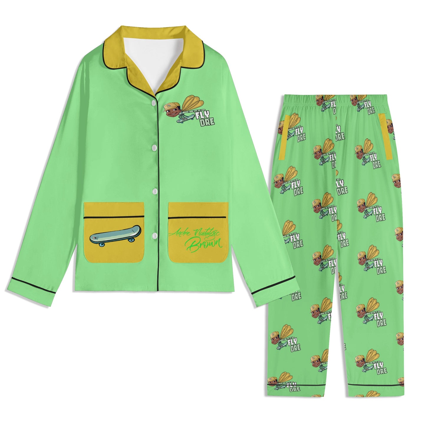 FLy Dre Children Long Sleeve Nightwear Pajama Set