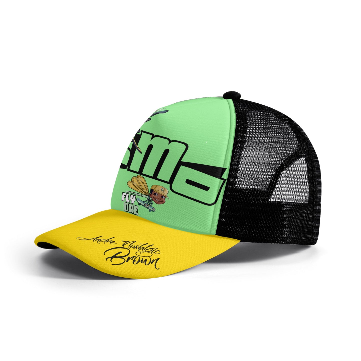 Fly Dre Kids Front Printing Mesh Trucker Hats