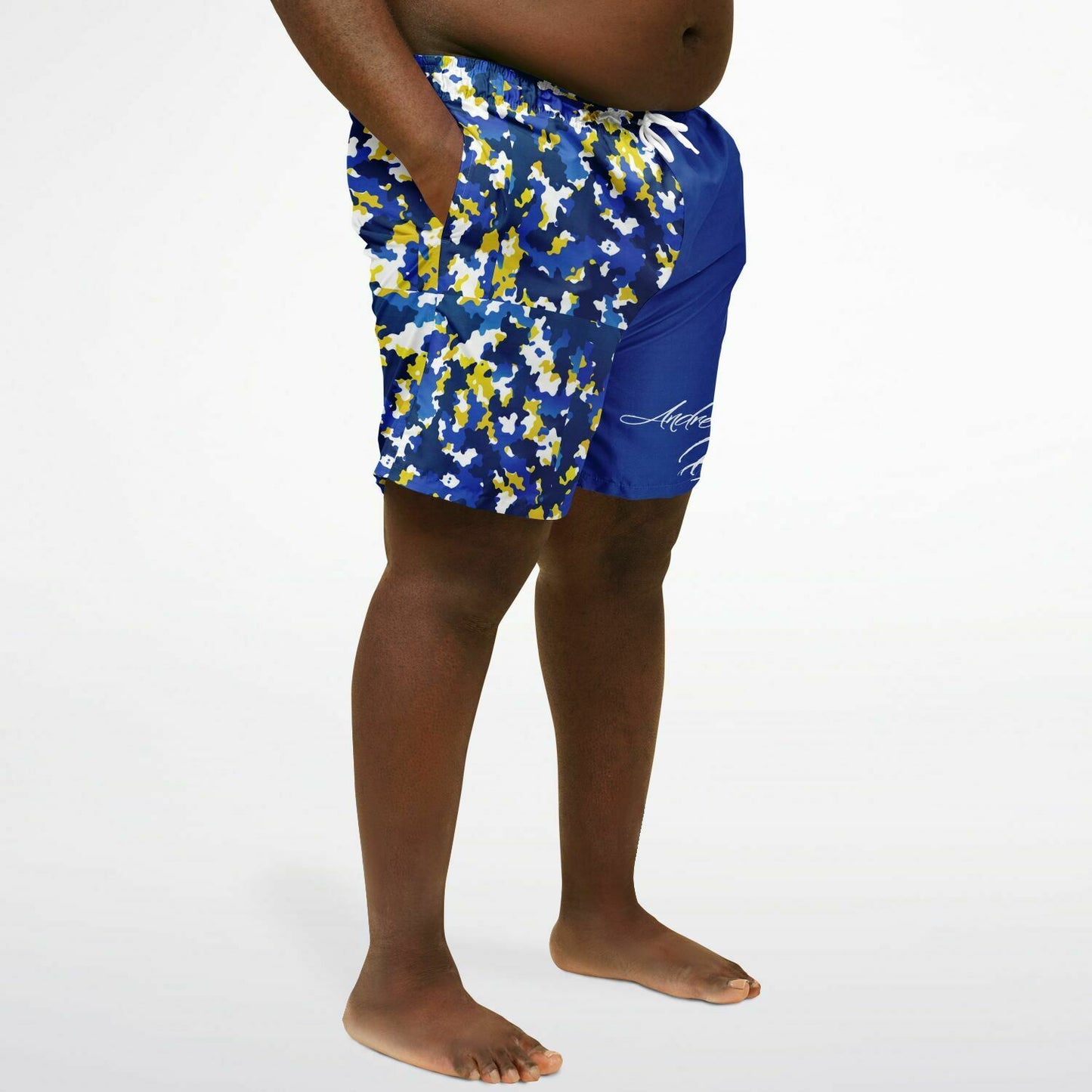 Blk Insct Famili Plus-size Swim Trunks - AOP