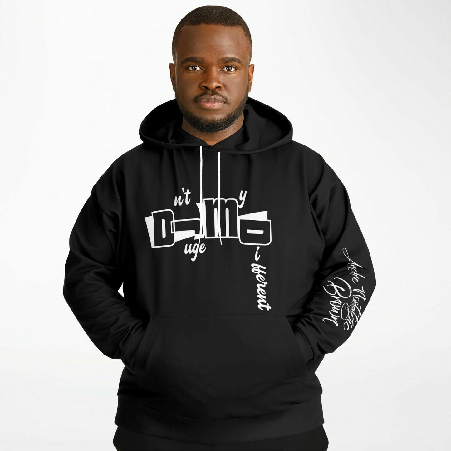 Dn't Juge My Different Fashion Plus-size Hoodie - AOP