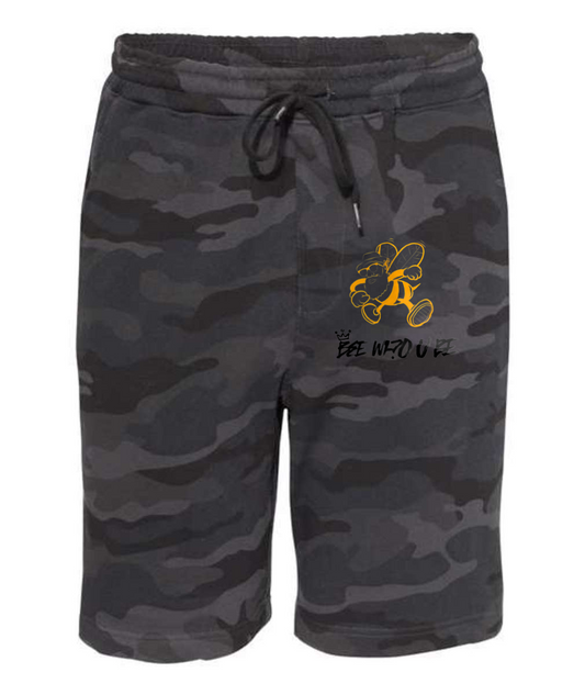 Bee Who U Bee Embroidered Independent Trading Co. - Midweight Fleece Shorts or Similar