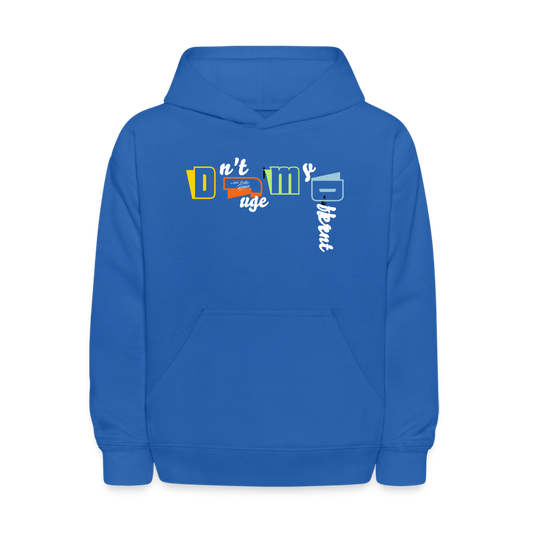 Dnt Judge My Different / Fly Dre Kids' Hoodie - royal blue