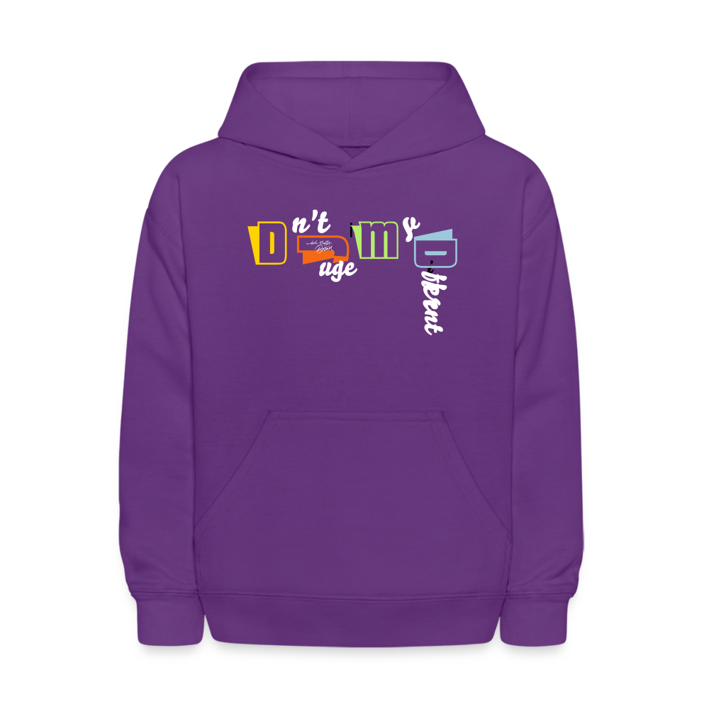 Dnt Judge My Different / Fly Dre Kids' Hoodie - purple