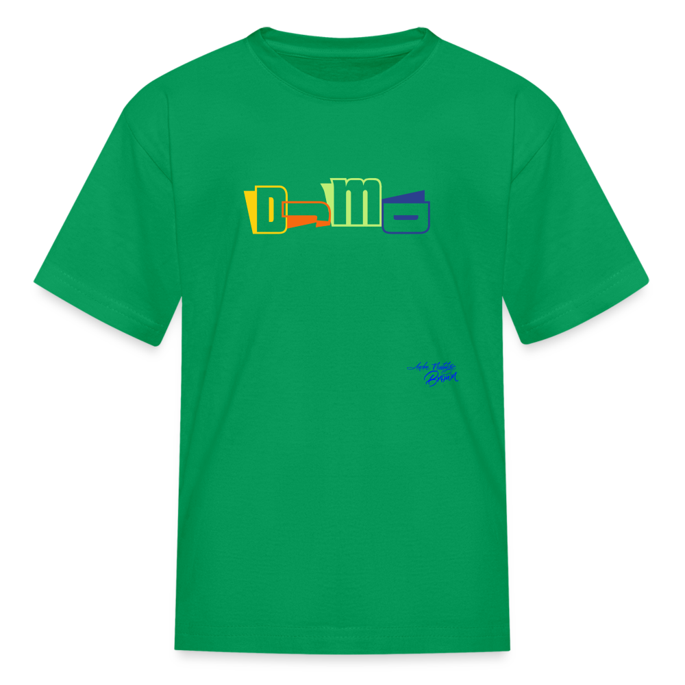 Dnt Juge My Different Logo 2 Kids' T-Shirt - kelly green