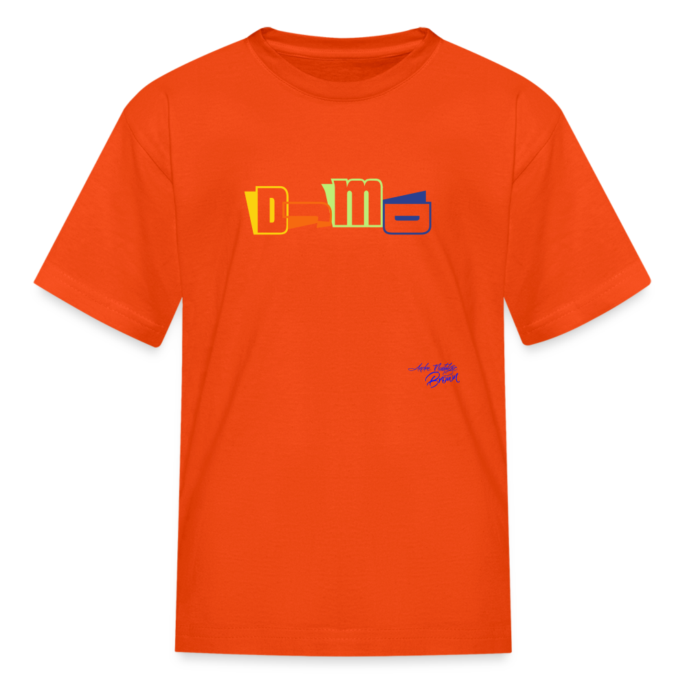 Dnt Juge My Different Logo 2 Kids' T-Shirt - orange