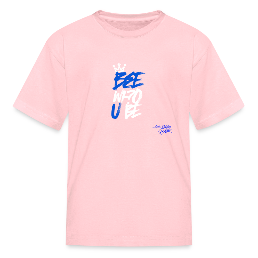 Bee Who U Be Kids' T-Shirt - pink