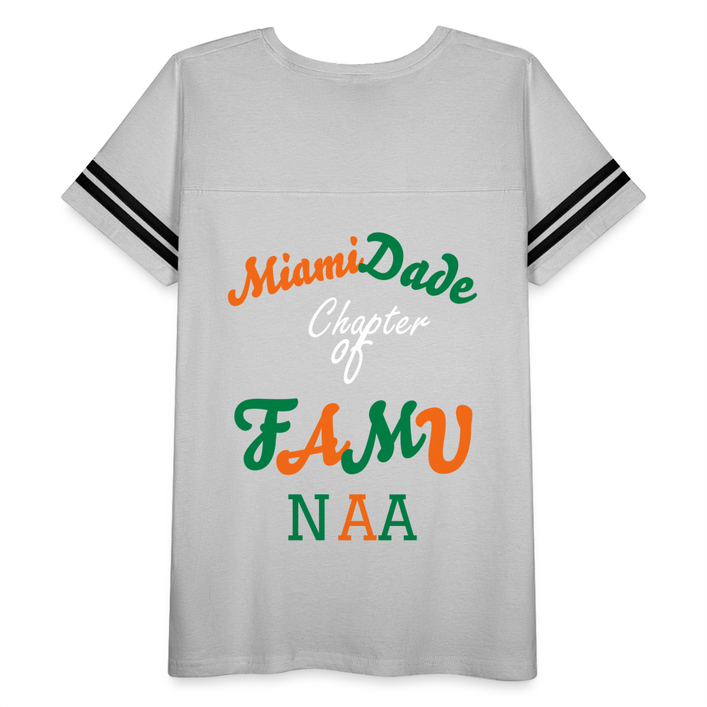FAMU NAA Women’s Vintage Sport T-Shirt - heather gray/charcoal