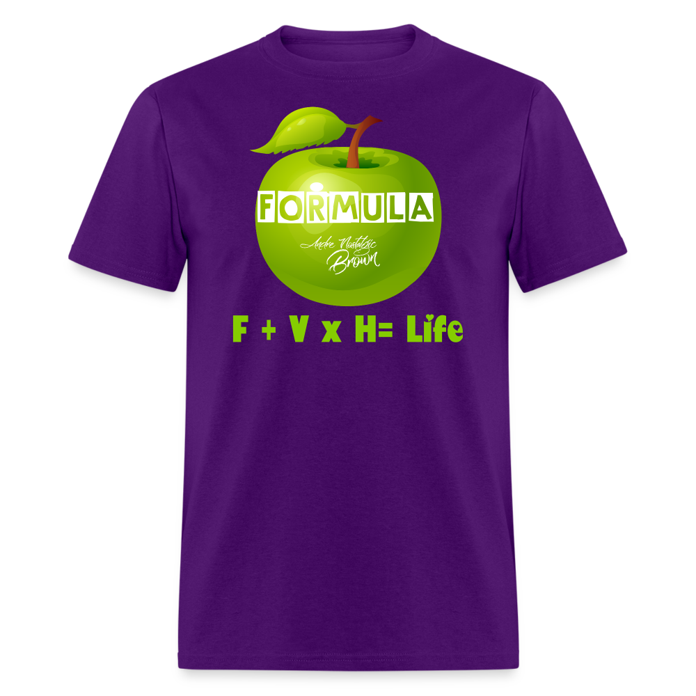 F+V = Life Unisex Classic T-Shirt - purple