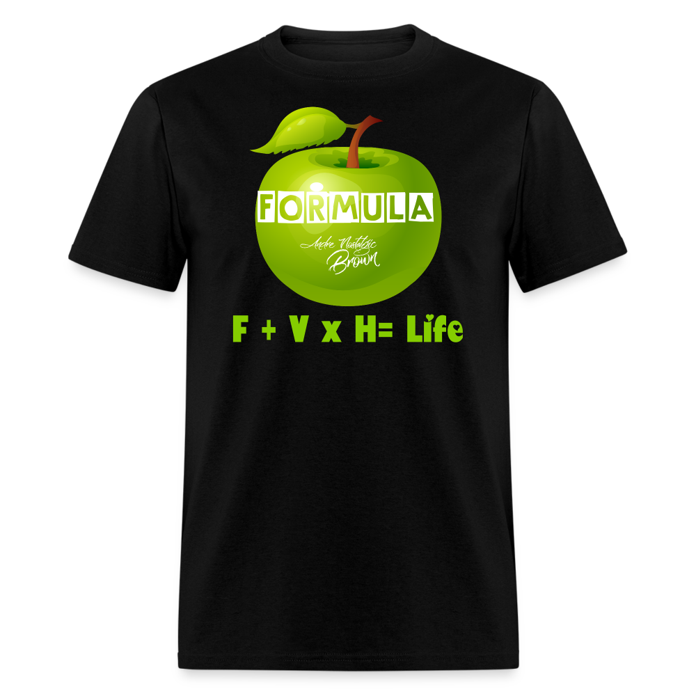 F+V = Life Unisex Classic T-Shirt - black