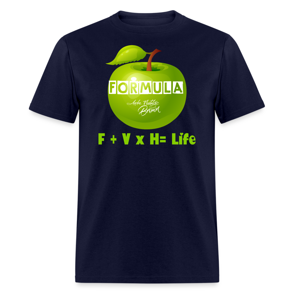F+V = Life Unisex Classic T-Shirt - navy