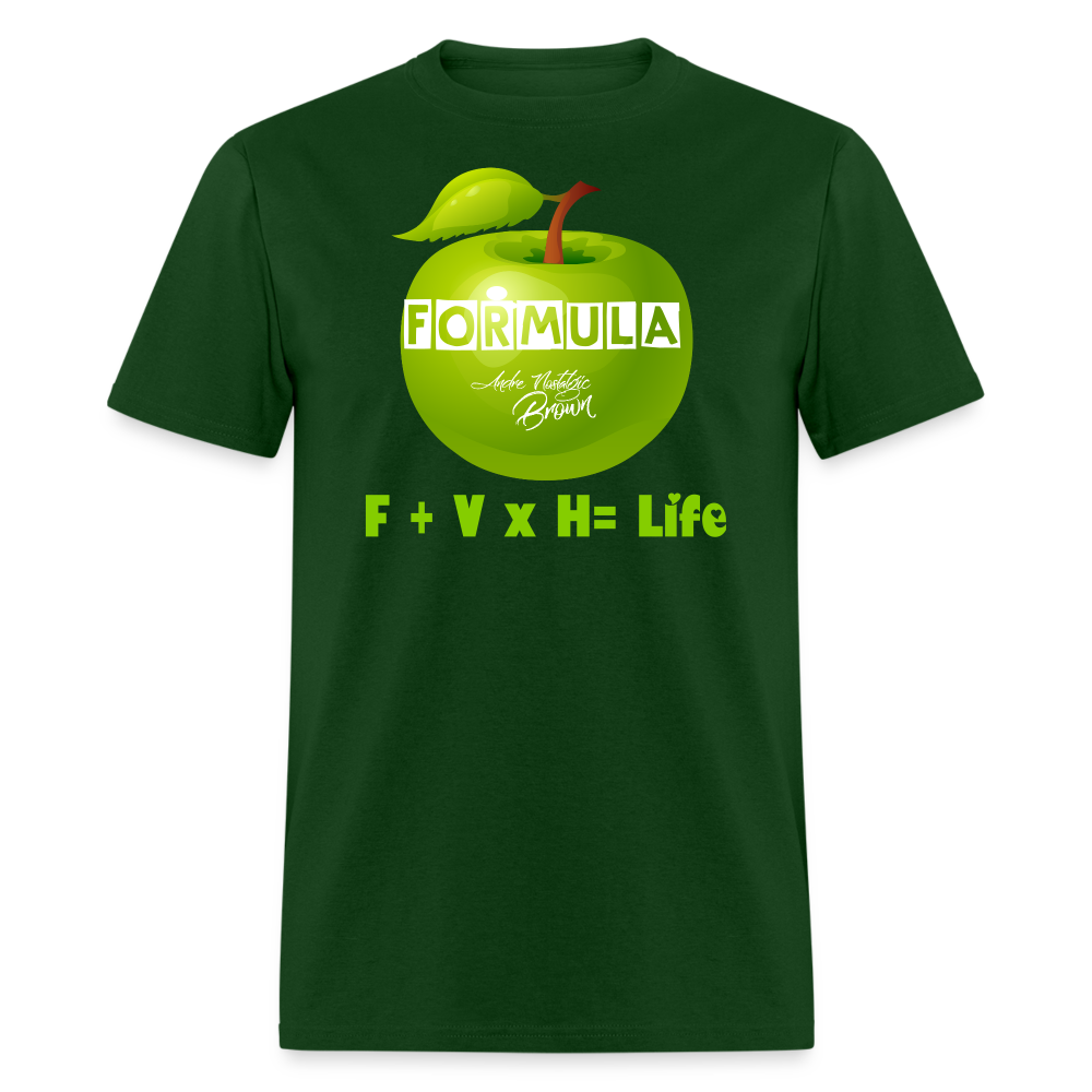 F+V = Life Unisex Classic T-Shirt - forest green