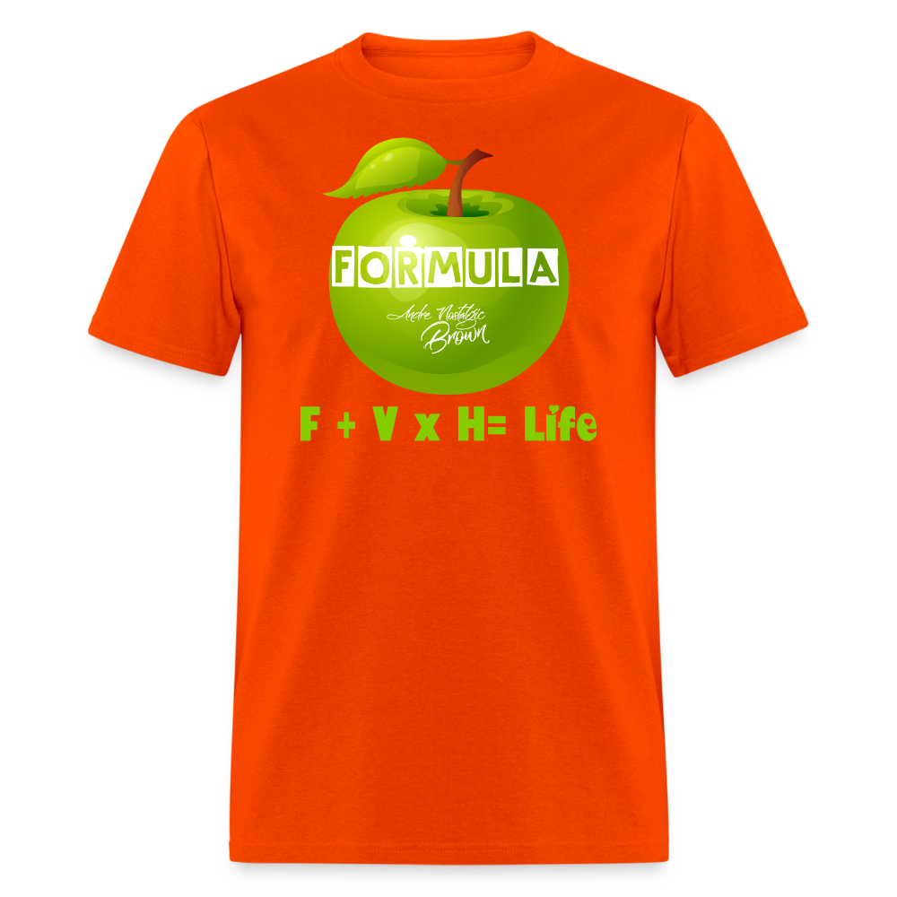 F+V = Life Unisex Classic T-Shirt - orange