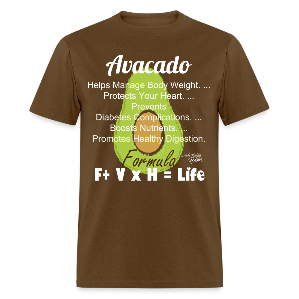 F+V x H = Life Unisex Classic T-Shirt - brown