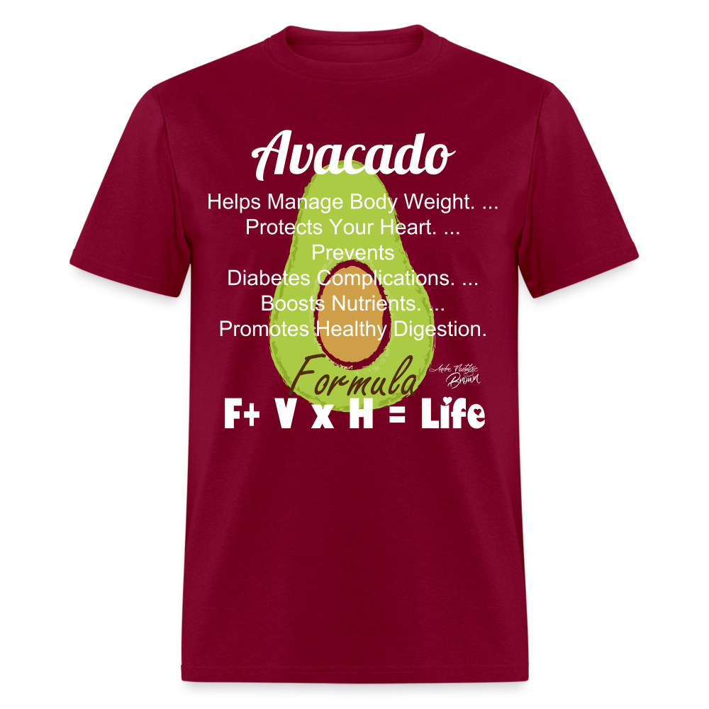 F+V x H = Life Unisex Classic T-Shirt - burgundy