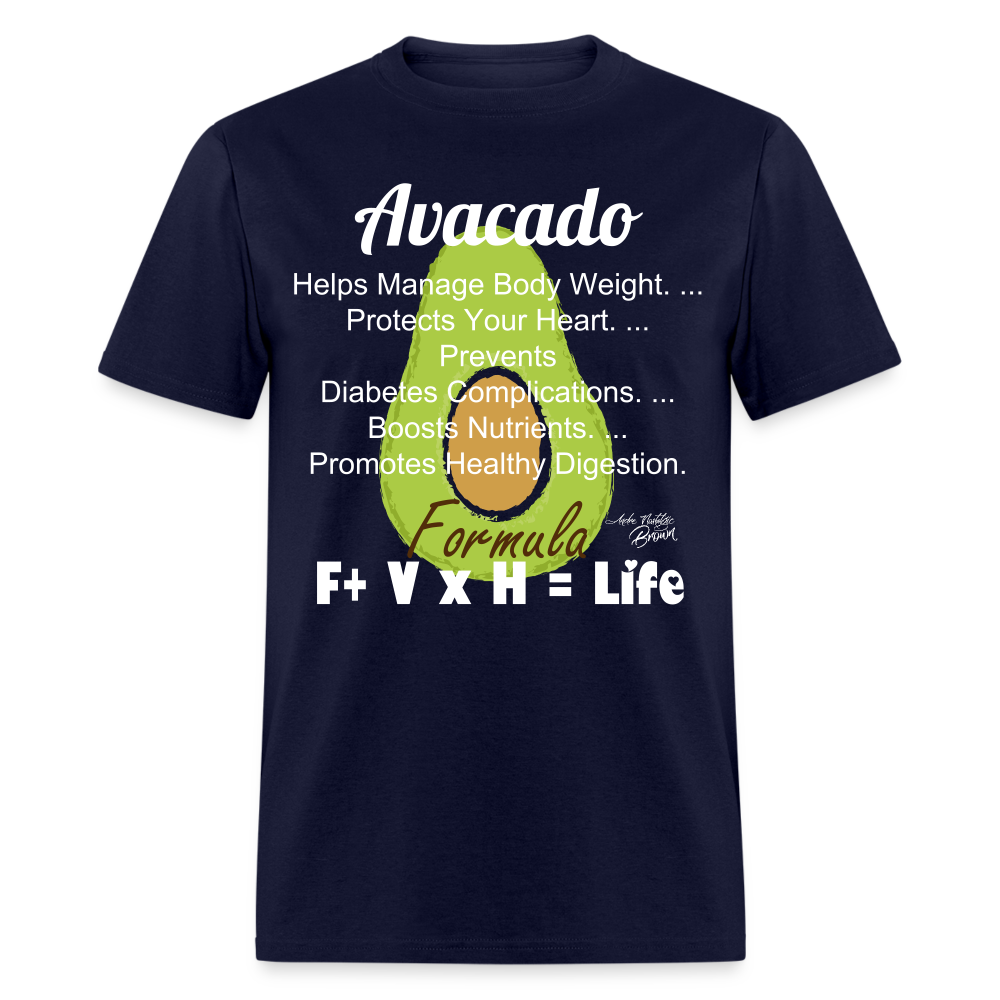 F+V x H = Life Unisex Classic T-Shirt - navy