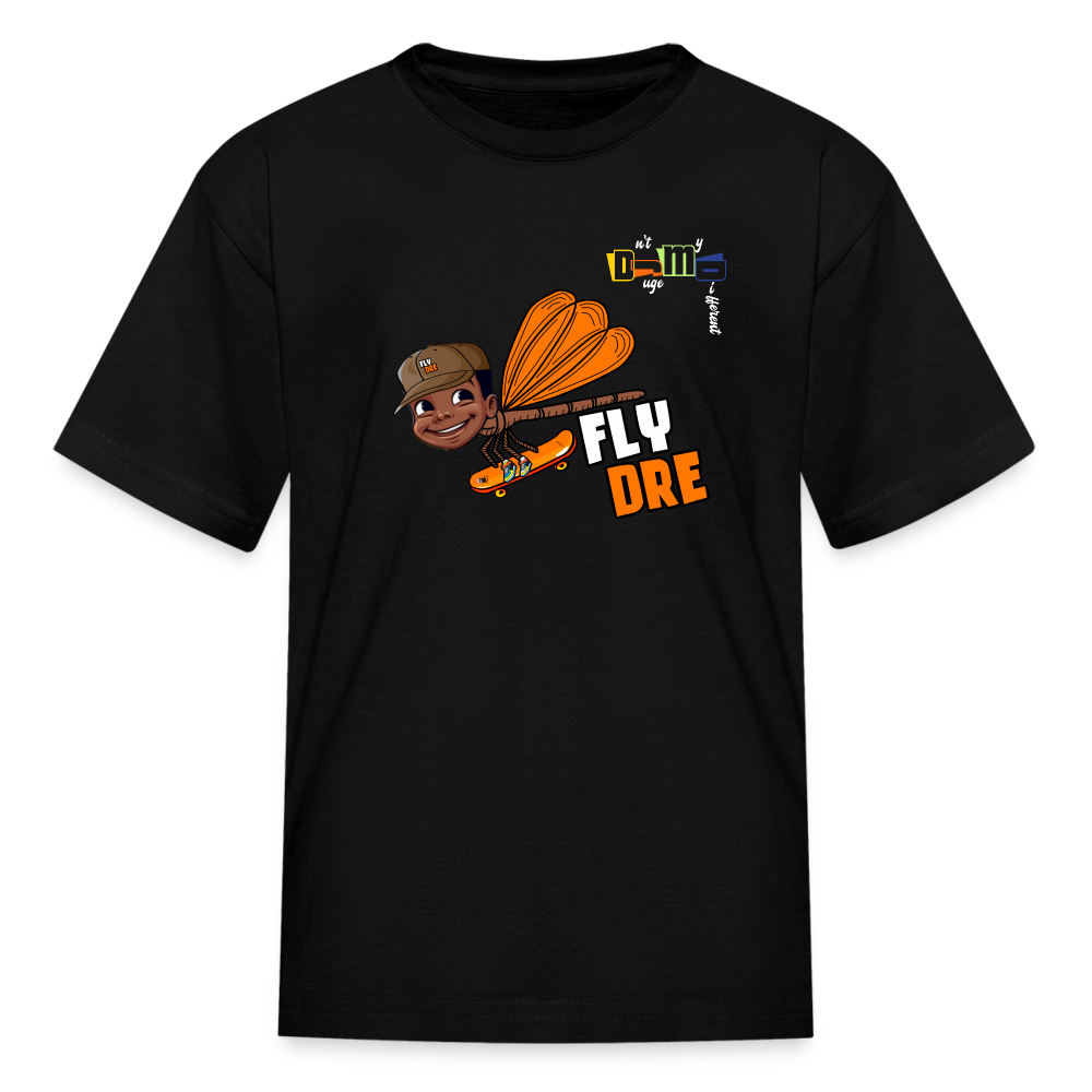 Fly Dre Kids' T-Shirt - black