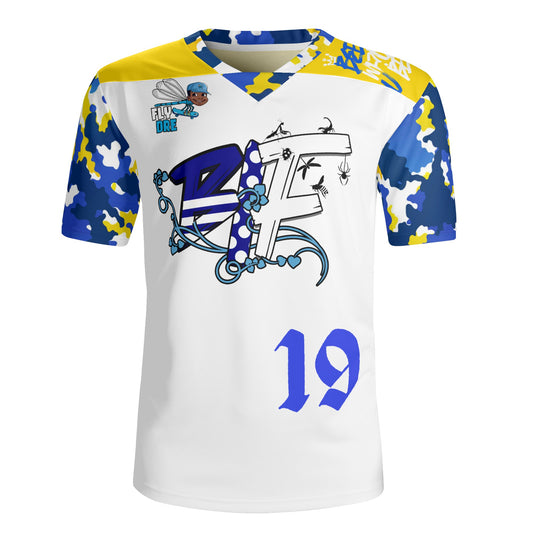BIF Mens All Over Printing Rugby Jersey
