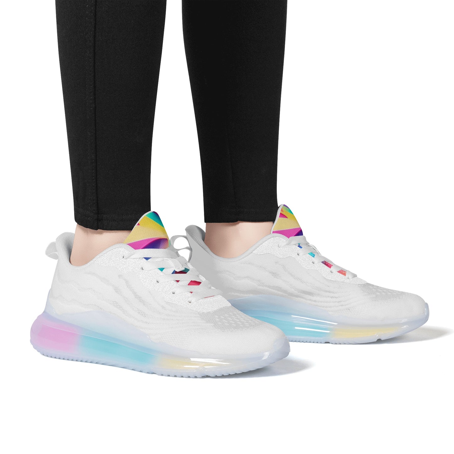 ANBC Womens Rainbow Atmospheric Cushion Running Shoes