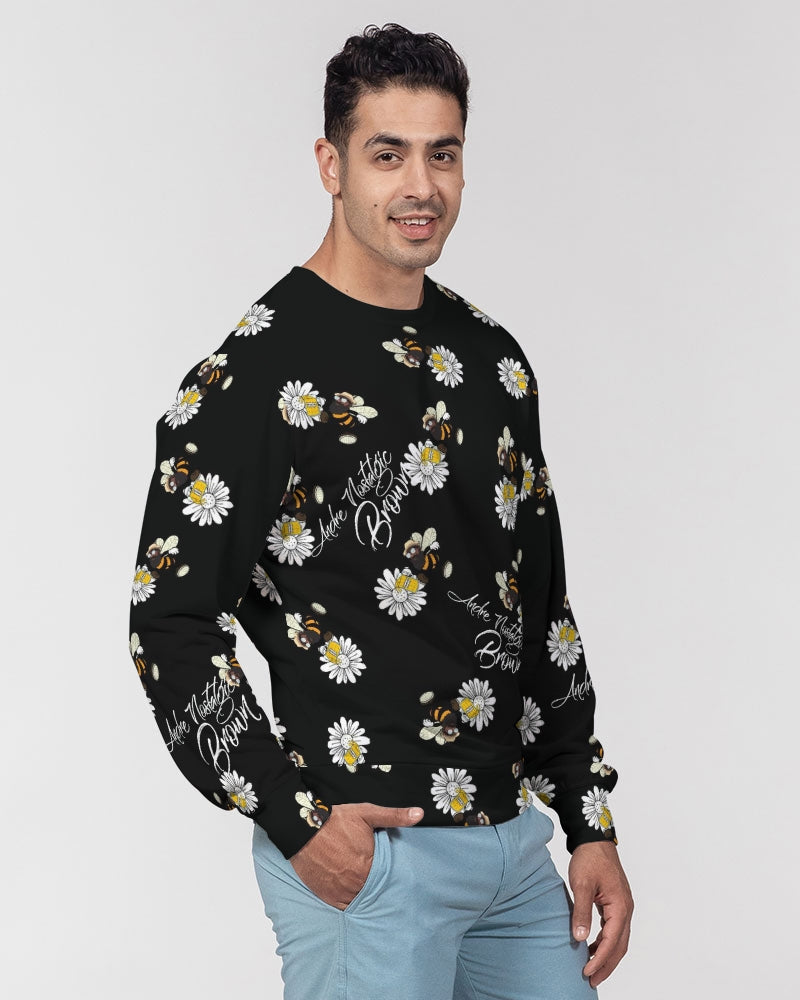 Be Who You Bee Honey Brew  Men's Classic French Terry Crewneck Pullover