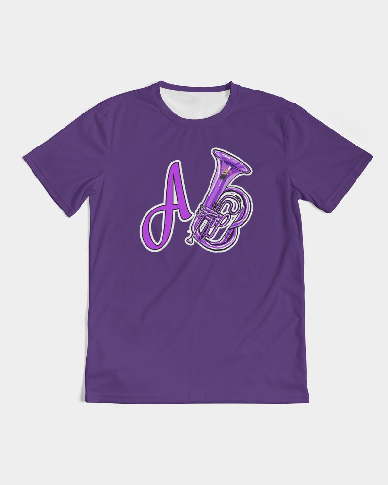 Dhis Horn Rght Here Purple With Logo Men's Tee