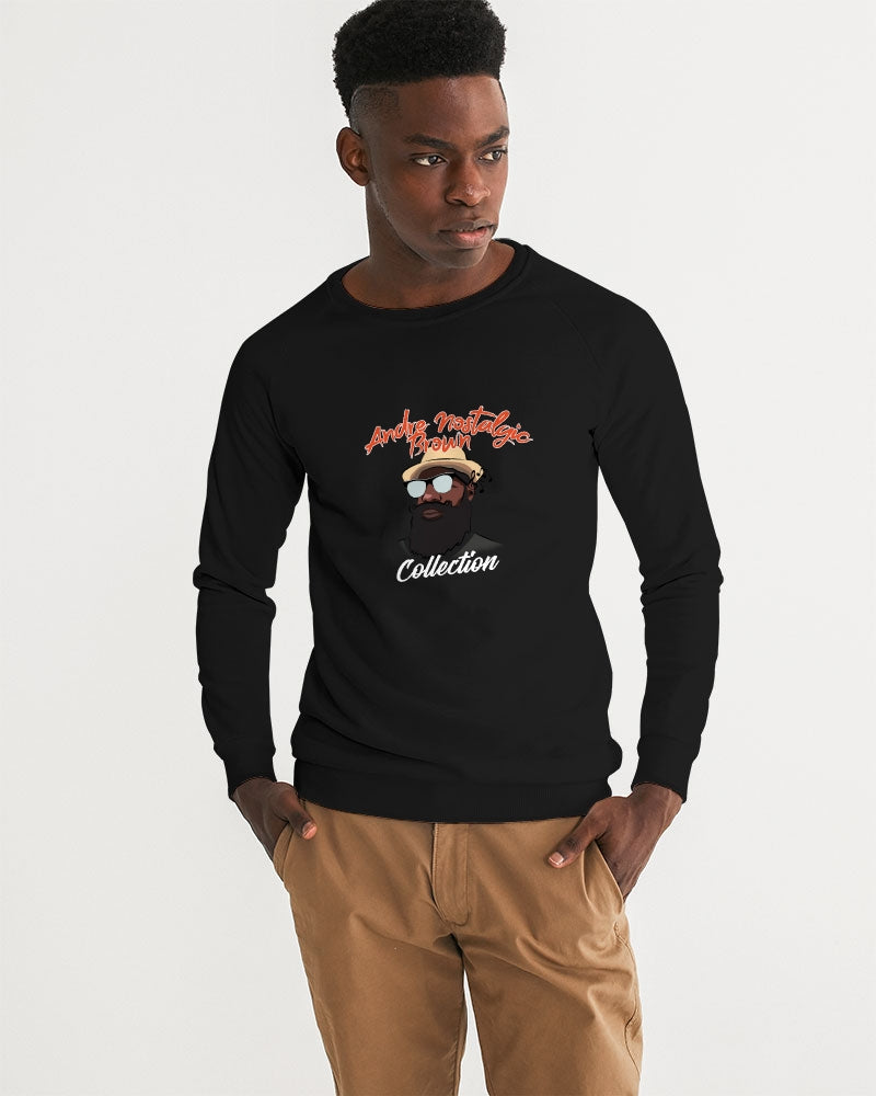 Andre Nostalgic Brown Collection Logo Gold Men's Graphic Sweatshirt