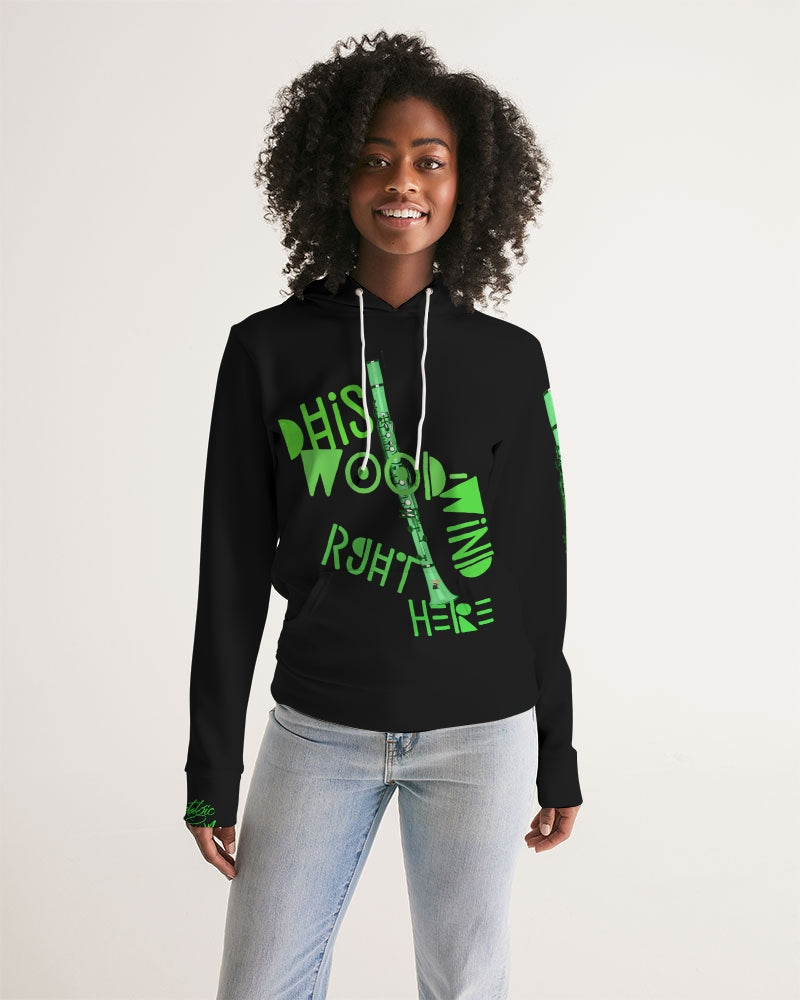 Dhis WoodWind Rght Here Women's Hoodie
