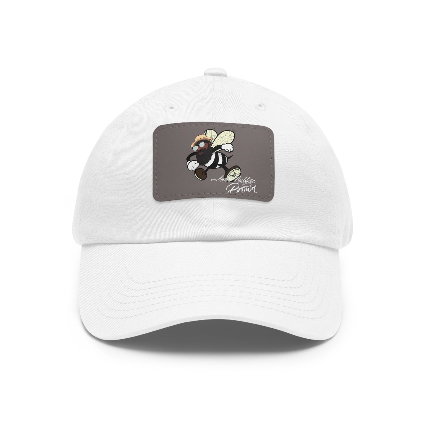 Fly Dre/ Be Who You Bee Dad Hat with Leather Patch