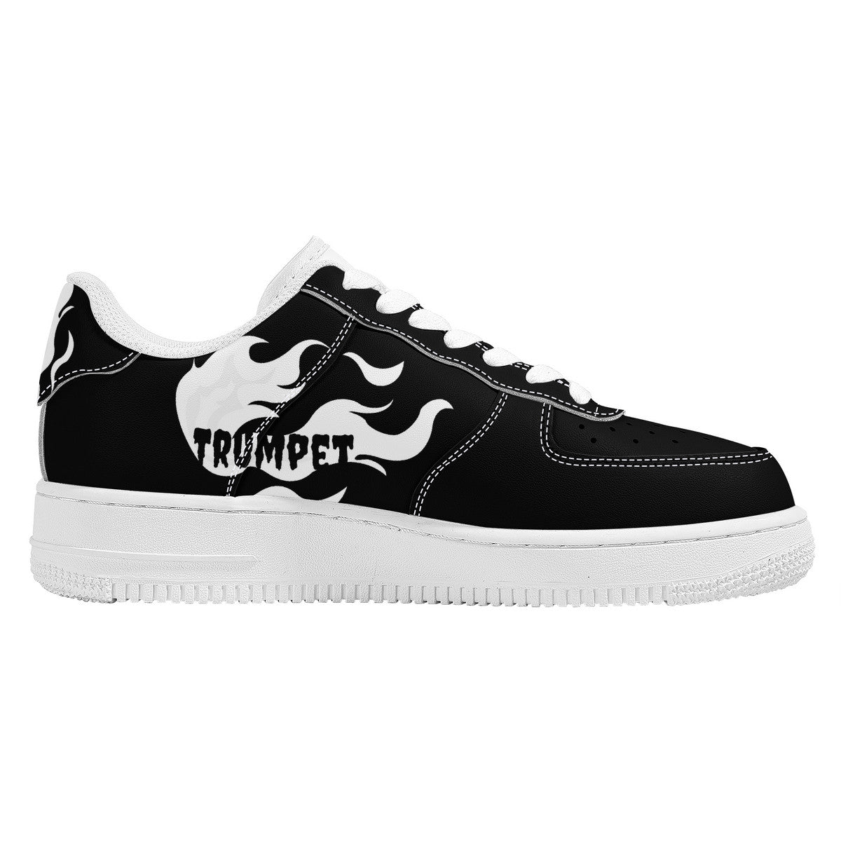 Dhis Horn Rght Here Trumpet 🎺 Low Top Unisex Sneaker