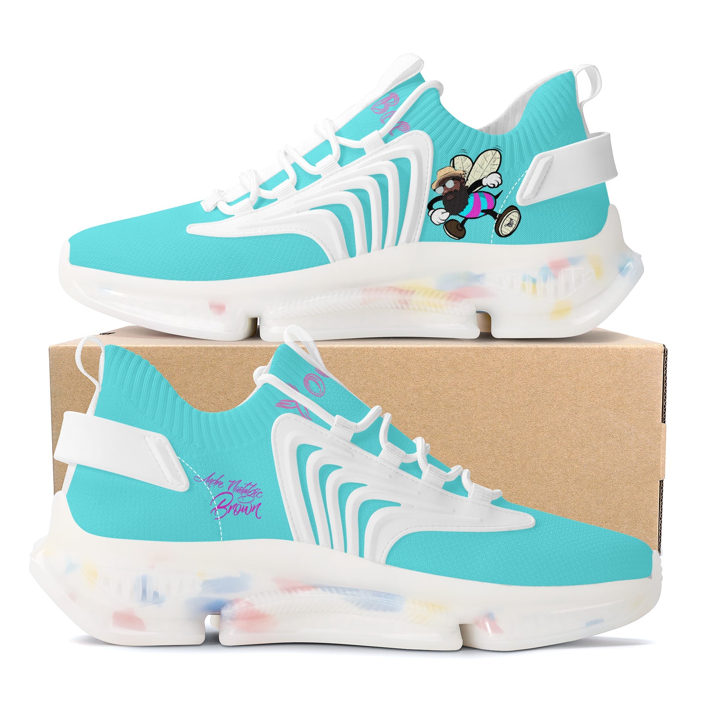 Be Who Bee! Air Max React Sneakers - White