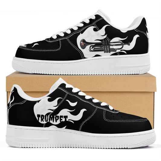 Dhis Horn Rght Here Trumpet 🎺 Low Top Unisex Sneaker