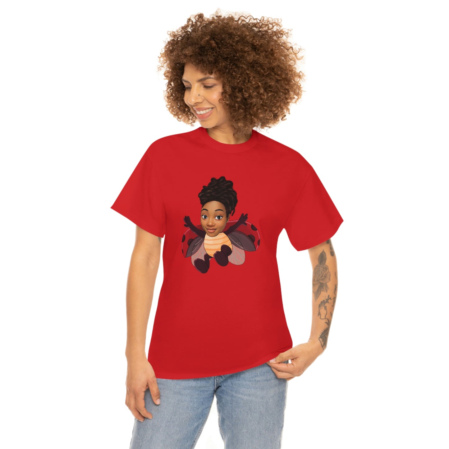 Fly Dre, Be Who U Bee, I am Just Brit Unisex Heavy Cotton Tee