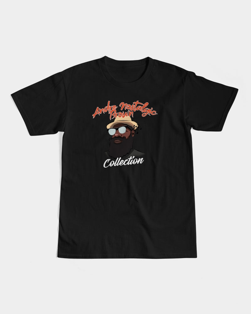 Andre Nostalgic Brown Collection Logo Gold Men's Graphic Tee