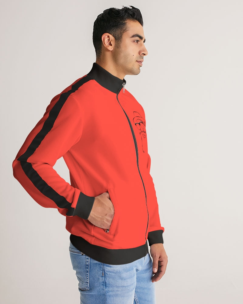 Dhis Horn Rght Here Men's Stripe-Sleeve Track Jacket