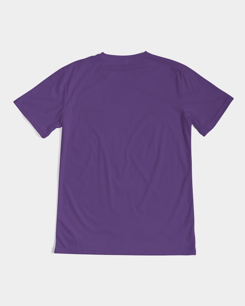 Dhis Horn Rght Here Purple With Logo Men's Tee