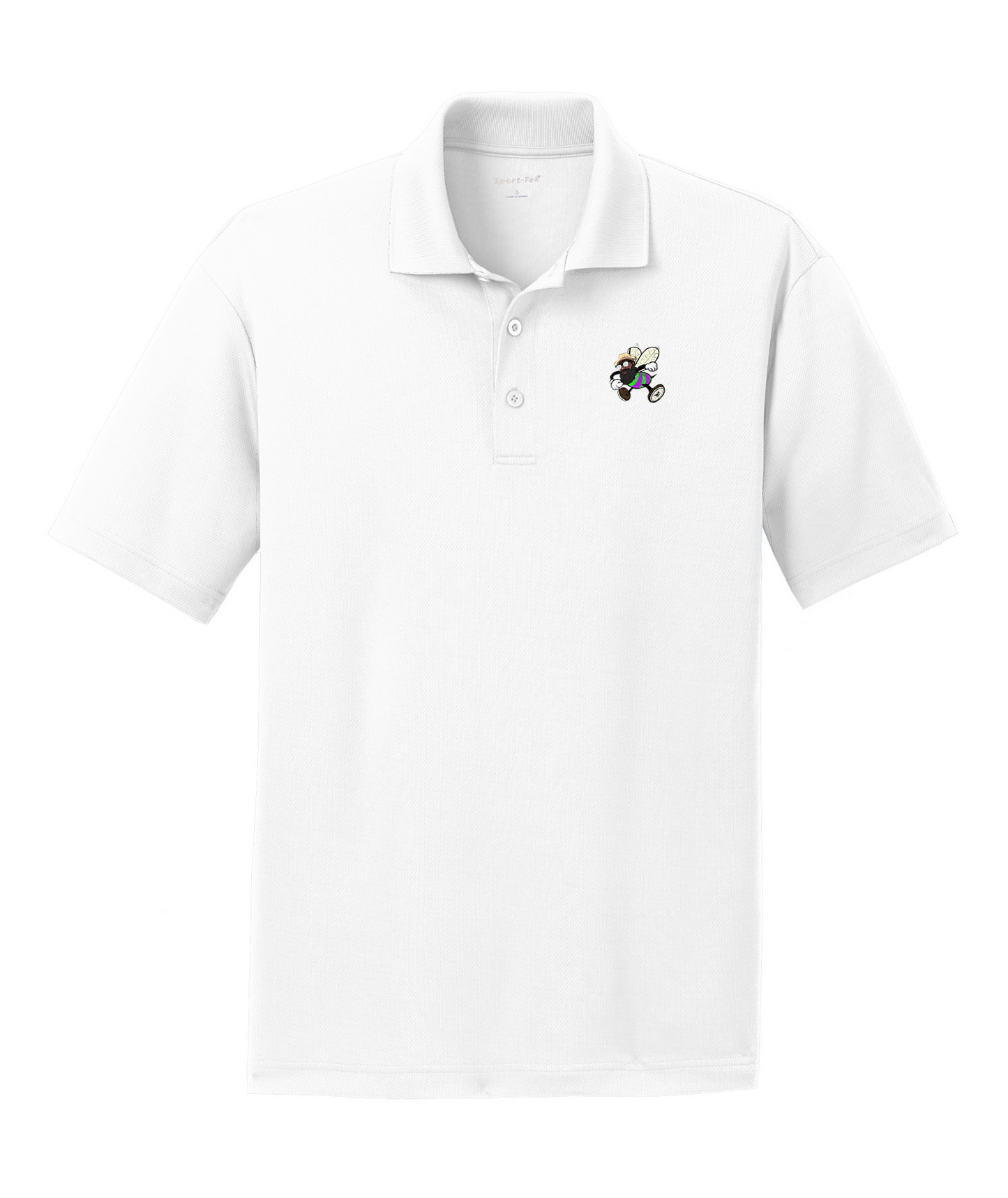 Be Who You Bee Embroidered Men's Ultrafine Mesh Polo or Similar
