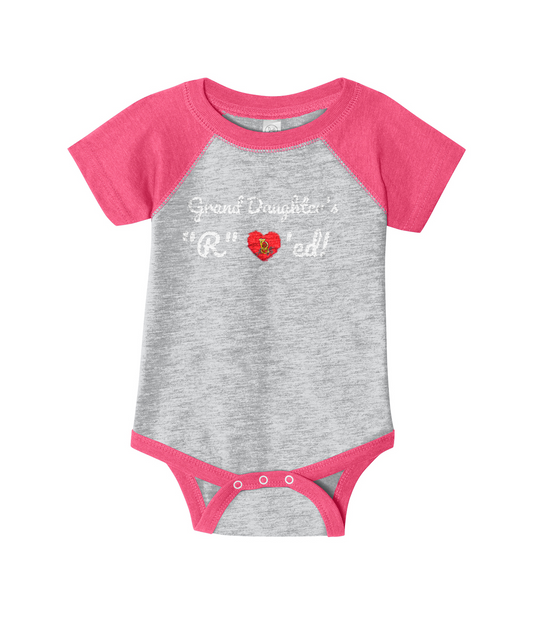 Grand Daughter Love™ Embroidered Infant Baseball Fine Jersey Bodysuit or Similar