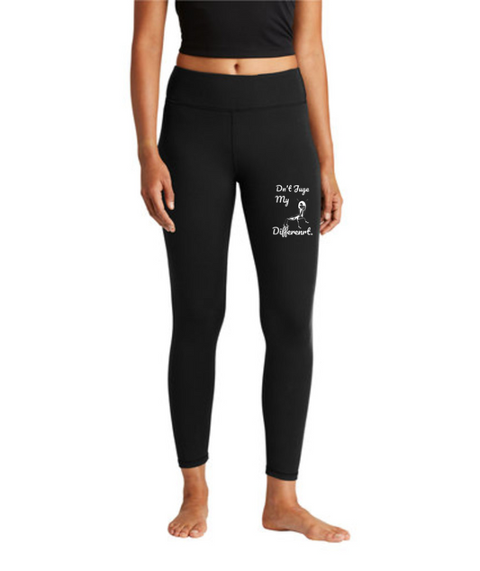 Dn't Juge My Different. Embroidered Women's 7/8 Legging or Similar