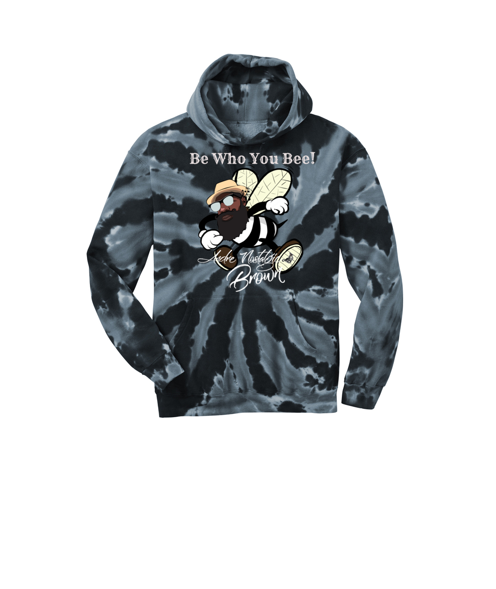 Be Who You Bee Tie-Dye Pullover Hooded Sweatshirt or Similar