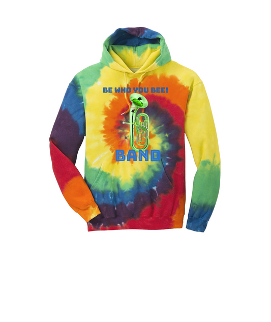 Be Who You Bee Band Tie-Dye Pullover Hooded Sweatshirt or Similar