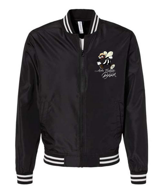 Blk Insct Famili Embroidered Independent Trading Co. - Lightweight Bomber Jacket or Similar