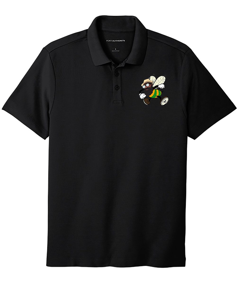 BEE Who U Be embroidered Port Authority  SuperPro React Polo
