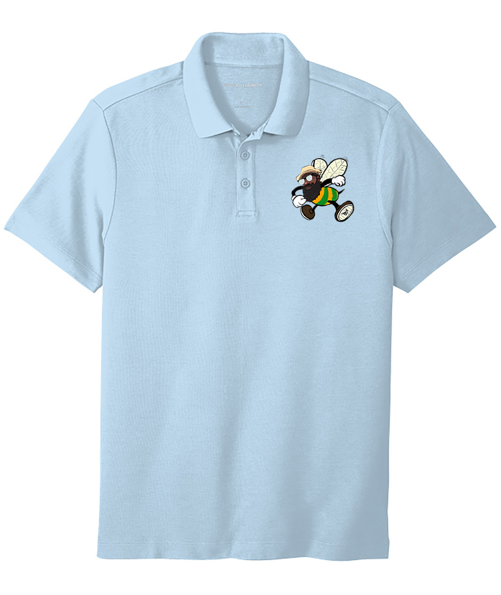 BEE Who U Be embroidered Port Authority  SuperPro React Polo